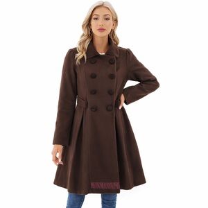Forever Brand Wool Blend Women's Trench Coat
